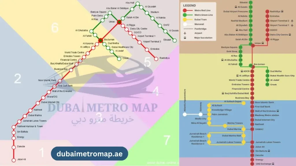 Dubai Metro Map