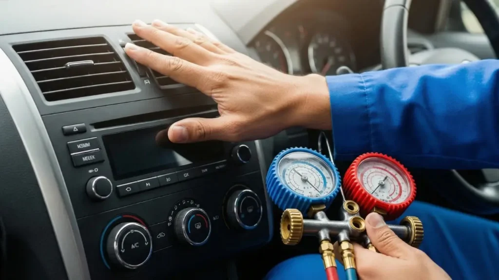 Car AC Warning Signs