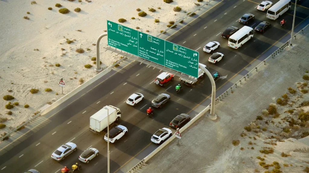 dubai traffic congestion battery health