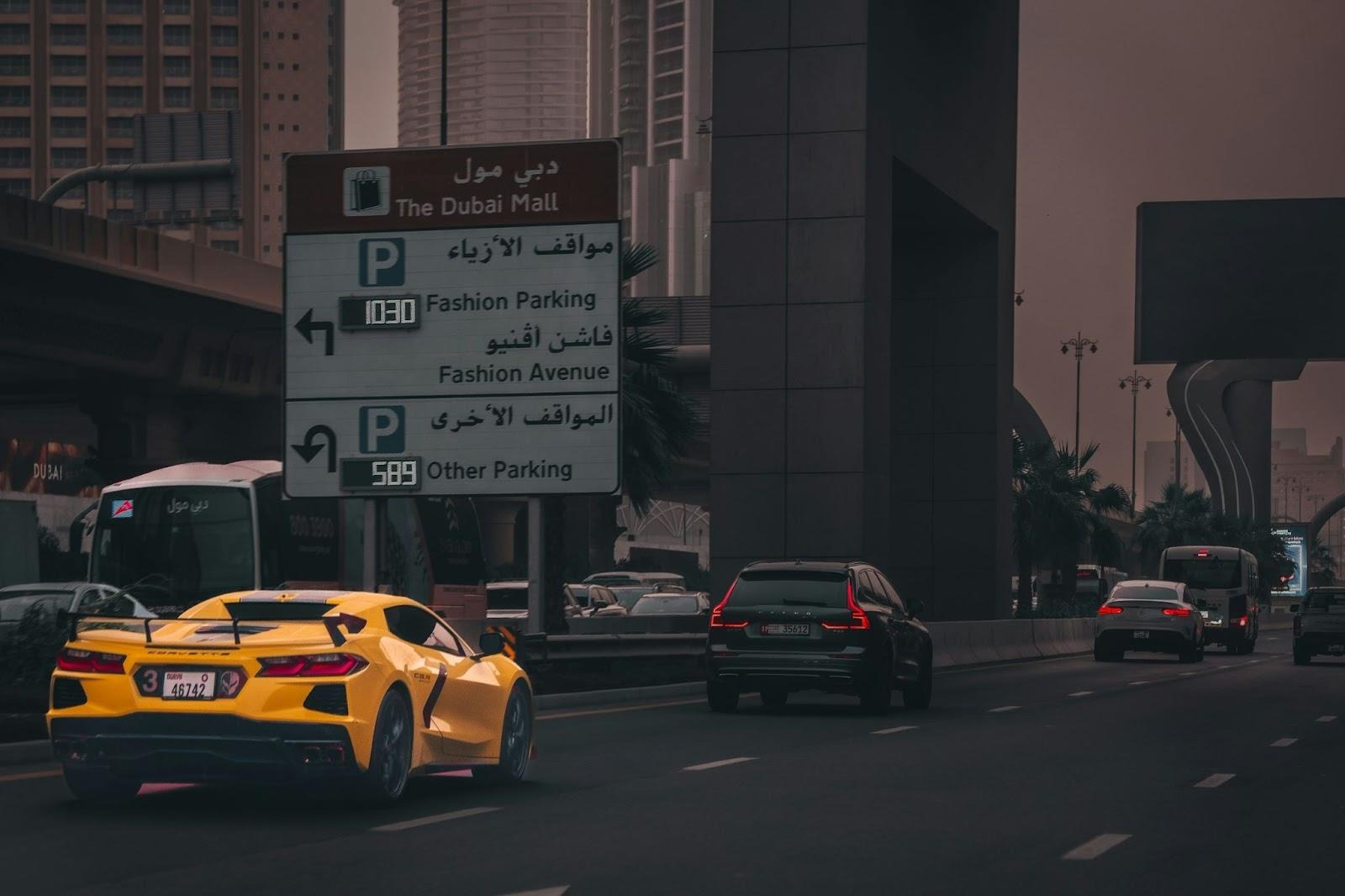 Driving in the UAE