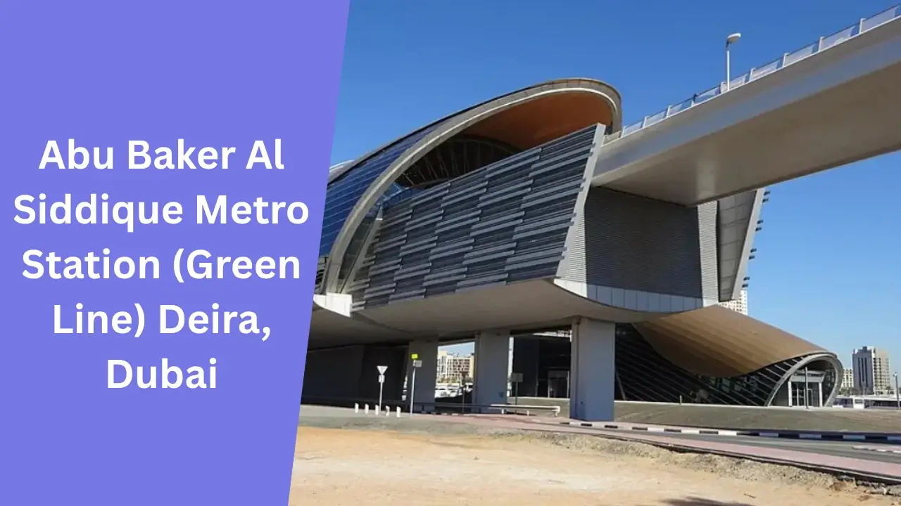 Abu Baker Al Siddique Metro Station (Green Line) Deira, Dubai