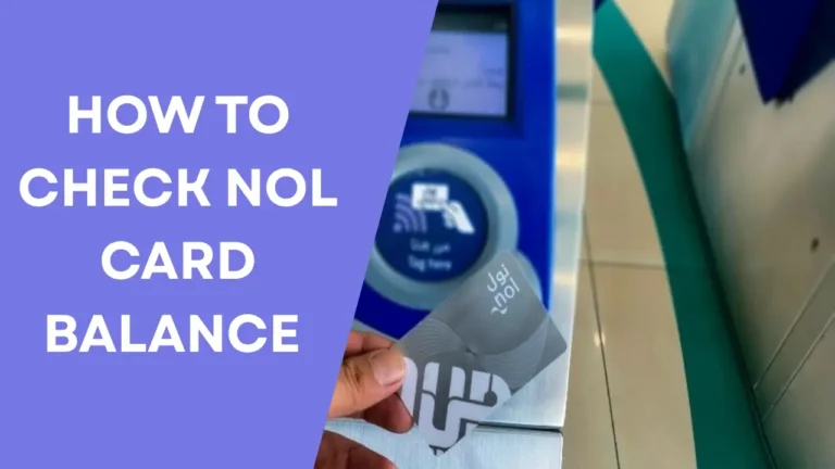 How to Check NOL Card Balance